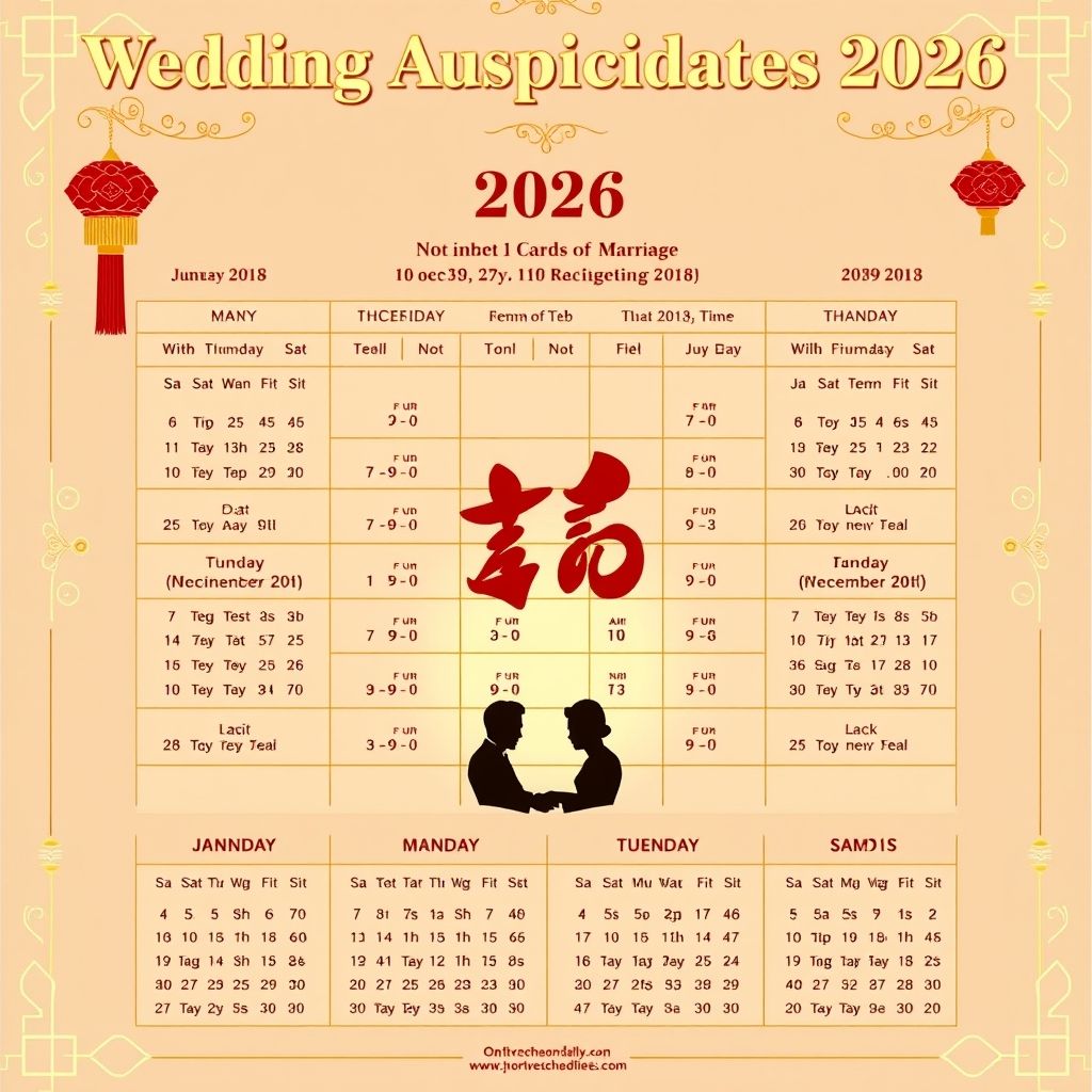 ฤกษ์แต่งงาน 2569: ตารางวันและเวลาดี